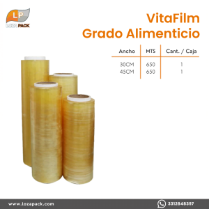 Vitafilm grado alimenticio
