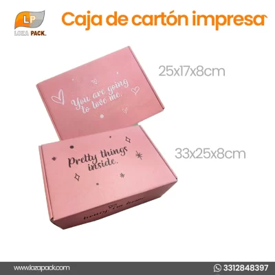 Caja de carton impresa