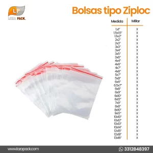 Bolsas tipo ziploc