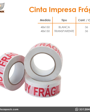 Cinta Impresa FRAGIL