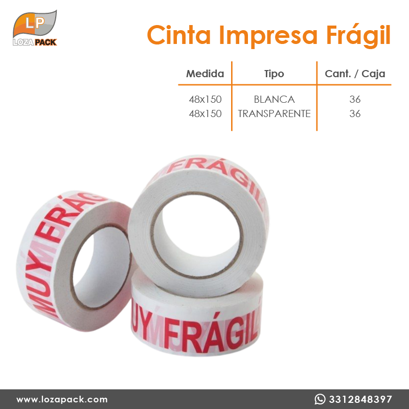 Cinta Impresa FRAGIL