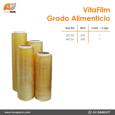 Vitafilm grado alimenticio